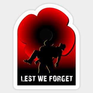 Lest We Forget Sticker